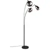 Image de Trio Lampadaire industriel   Noir