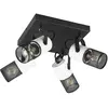 Image de Trio Spot plafond Tosh - Noir