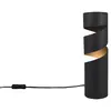 Image de Lampe de table STREAM noire spirale métal GU10 10W