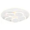 Image de Plafonnier décoratif LED blanc à anneaux, télécommande, CCT 35W