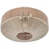Image de Plafonnier boho beige/crème coton Ø46 E27 Trio Svea