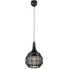 Image de Suspension industrielle grillagée E27 Trio Soraya
