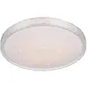 Image de Plafonnier LED rond blanc 24W à effet étoilé, télécommande, lumière variable