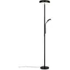 Image de Lampadaire de lecture LED noir 5W dimmable avec télécommande PALERMO