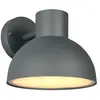 Image de Applique murale extérieure ELBE Trio anthracite industrielle dôme 1xE27 10W