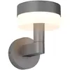 Image de Applique murale extérieure LED 8W anthracite ronde ? éclairage vers le haut