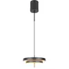 Image de Suspension LED moderne noir et or 34W dimmable CCT 4000 lm KEATON