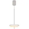 Image de Suspension LED moderne grise Trio KEATON 34W CCT dimmable, design disques