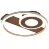 Image de Plafonnier LED moderne café disque lumineux avec anneau 22W HORUS RL