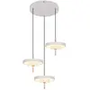 Image de Suspension LED moderne grise ? disques ronds 10W CCT dimmable