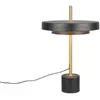 Image de Lampe de table décorative LED 12W noire et dorée KEATON Trio