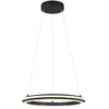 Image de Suspension LED anneau noir 45 cm CCT réglable 34W AMADOR Trio
