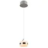 Image de Suspension LED minimaliste anneau argenté 8W 800 lm CCT dimmable DIOS