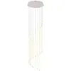 Image de Suspension LED moderne grise spirale 70W dimmable CCT 2300-4000K métal 37 cm
