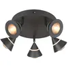 Image de Trio plafonnier LED Romeo - Noir