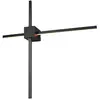 Image de Applique murale LED noire moderne CASSINO Trio 14W CCT