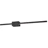 Image de Applique murale LED noire moderne CASSINO 7W 850 lm, CCT 2300/3000/4000K