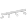 Image de Spot de plafond moderne blanc 4x GU10 orientable en métal, 62 cm