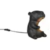 Image de Lampe de table art déco capybara noire avec boule blanche G9 5W