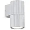 Image de Applique murale extérieure moderne blanche striée 1xGU10 PARANA Trio