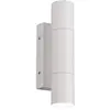 Image de Applique murale extérieure blanche moderne up & down 2x mini GU10 IP65