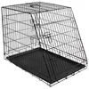 Image de Cage de transport pour chien 2 portes Kerbl Noir 92x63x74 cm 81368