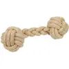 Image de Jouet pour chien haltère jute/coton Kerbl Beige 25x7 cm 81473
