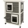 Image de Abri pour chat Kerbl Family Gris 57x55x80 cm 81639
