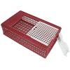 Image de Cage de transport pour volailles Kerbl Rouge 95x57x27,5 cm 73100