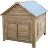 Image de Kerbl Abri en bois pour poules ou lapins Galep
