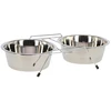 Image de Gamelle double avec support Kerbl Argenté 450 ml 83406