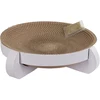 Image de Corbeille pour chat griffoir avec catnip Kerbl Platinum Blanc 35x35x10 cm 81555