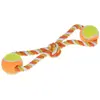 Image de Jouet pour chien corde et balles Kerbl (x1) Orange 34 cm 80796