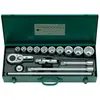 Image de Coffret de douilles 3/4" avec cliquet - 16 pièces