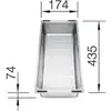 Image de Blanco Égouttoir en inox - 435 x 174 mm