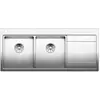 Image de Blanco Évier en inox DIVON II 8 S-IF - 2 bacs