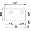 Image de Blanco Évier Double Subline 430/270-U