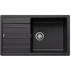 Image de Evier à encastrer 86cm silgranit noir - 526087 - Legra Xl 6s - BLANCO
