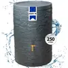 Image de 4rain ARONDO réservoir d'eau de pluie 250 litres gris graphite