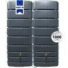 Image de 4rain SLIM réservoir mural-SET 1 000 litres gris graphite, 2 x SLIM 500 litres incl. connecteur