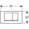Image de Geberit Twinline30 - blanc