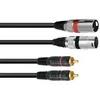 Image de Câble RCA mâle / XLR mâle 1.5 m