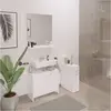 Image de MES Rangement Salle de Bain - 1 Porte/1 Tiroir Blanc