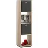 Image de Mes Voska Bibliothèque 4 Niches - Chêne