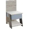 Image de FMD Table de chevet avec 1 tiroir 34,2x39x69 cm chêne sable
