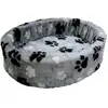 Image de Panier en peluche pour chien Nobby Pet Patte Gris 70 cm 75735-01