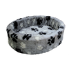 Image de Panier en peluche pour chien Nobby Pet Patte Gris 100 cm 75738-01
