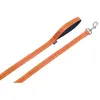 Image de Laisse pour chien avec doublure matelassée Nobby Pet Soft Grip Orange 120 cm x 25 mm 78516-04