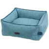 Image de Panier confort carré pour chien Nobby Pet Linou Bleu 75x60x23 cm 61918