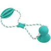 Image de Balle en caoutchouc avec corde pour chien Nobby Pet Dental Line Turquoise 50x11 cm 62580